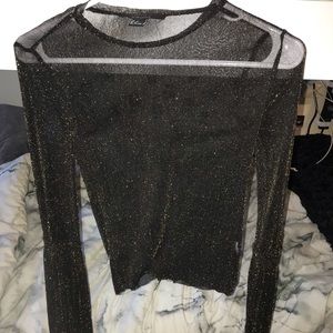 See Through Sparkly Top